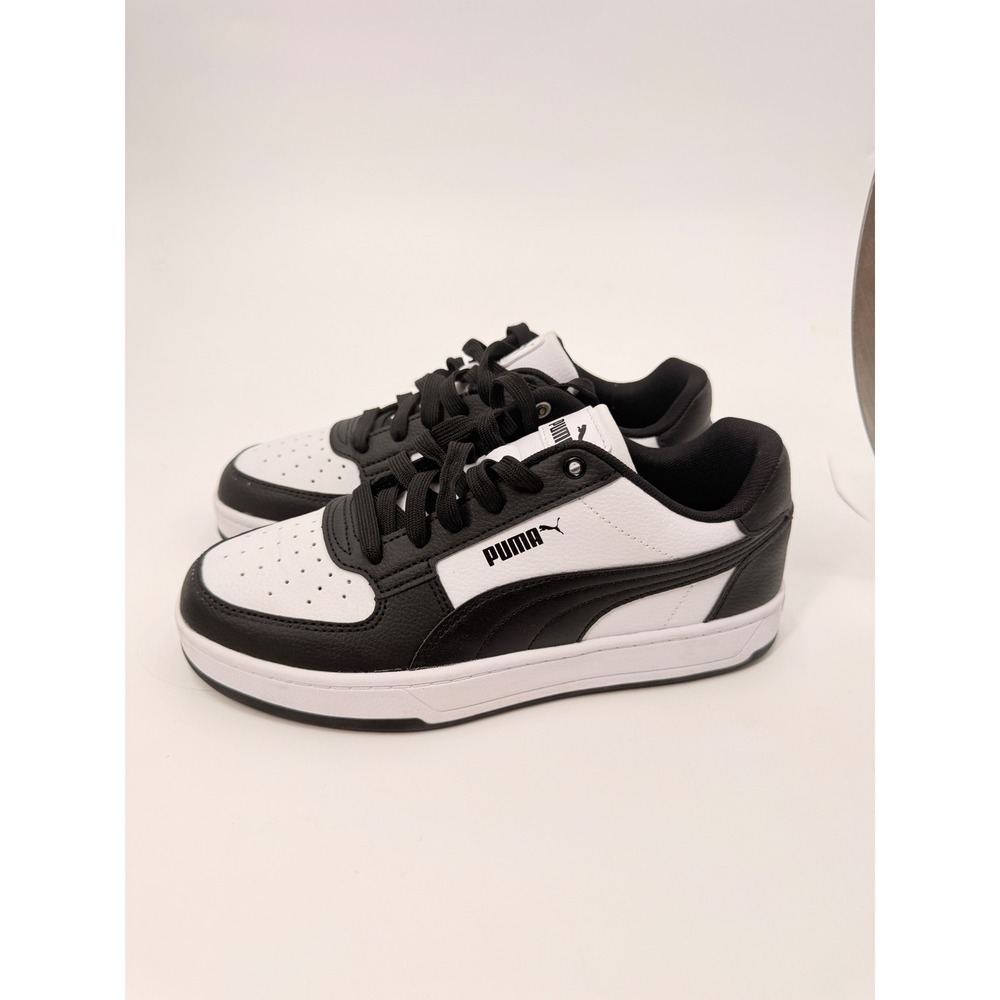 Puma Caven 2.0 Sneakers Womens Size 6 Black White 393837-26 Court Casual Shoes